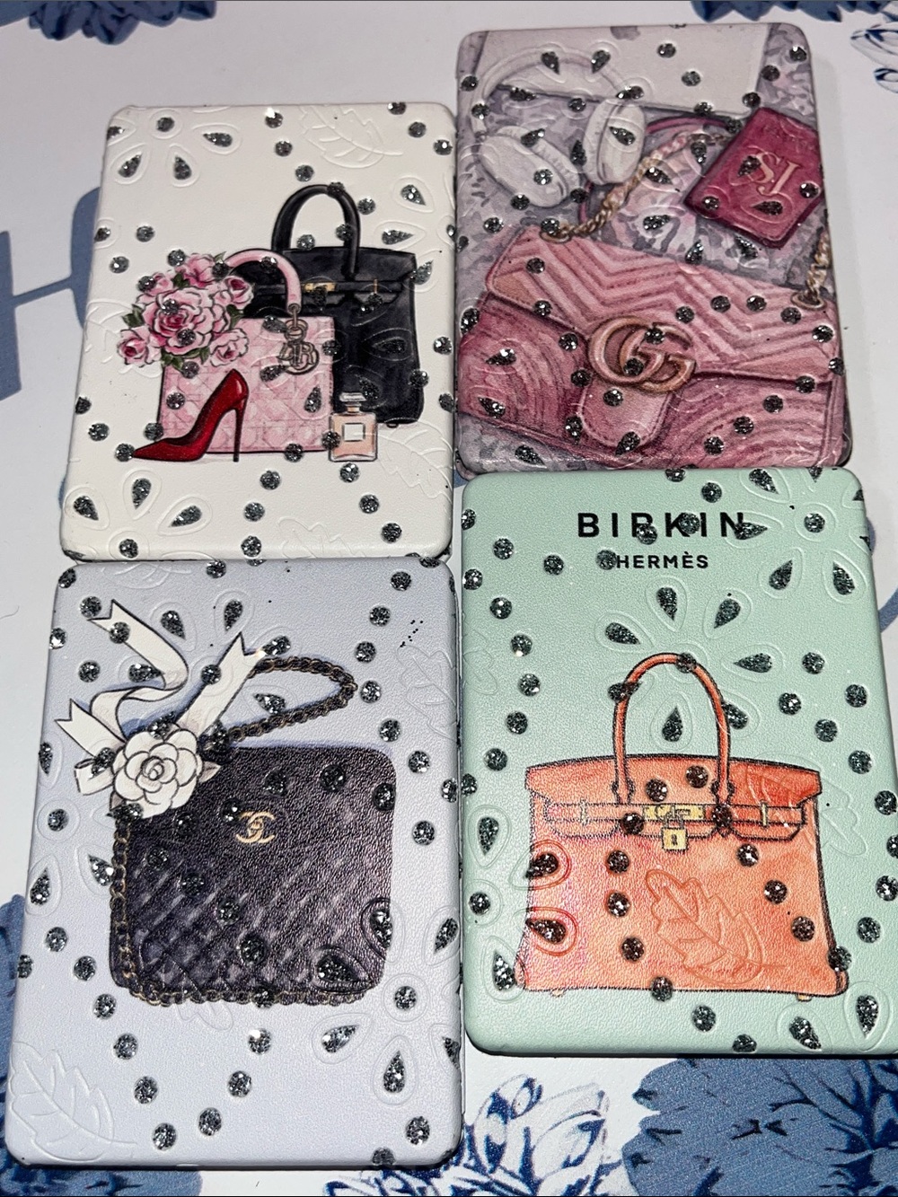 Designer-Inspired Women’s Compact Mirror -Choose One